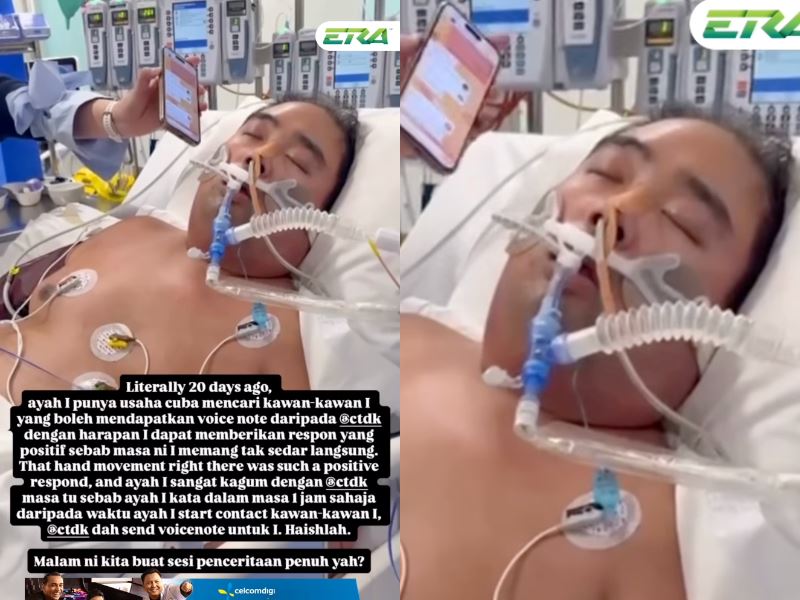 malaysian man wakes from five-day coma after voice note from siti nurhaliza