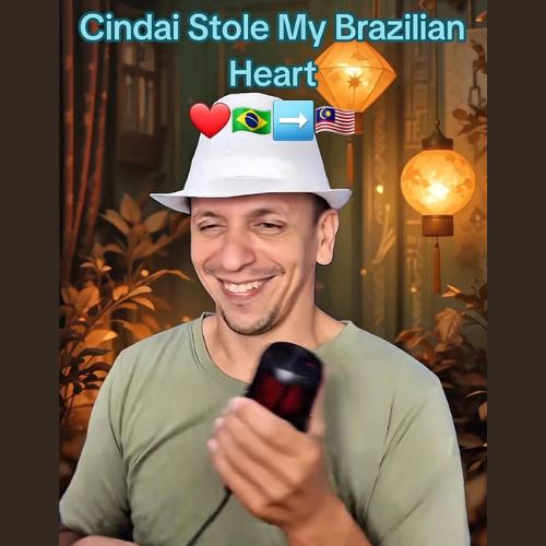 [video] lelaki brazil cover lagu “cindai”, dato’ siti puji sebutan jelas dan buat netizen cair!