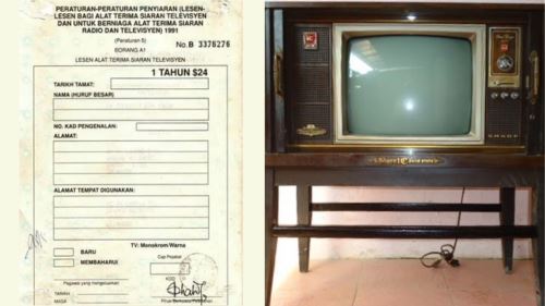 lesen tv & motosikal pemeriksa: kisah unik sejarah televisyen di malaysia!