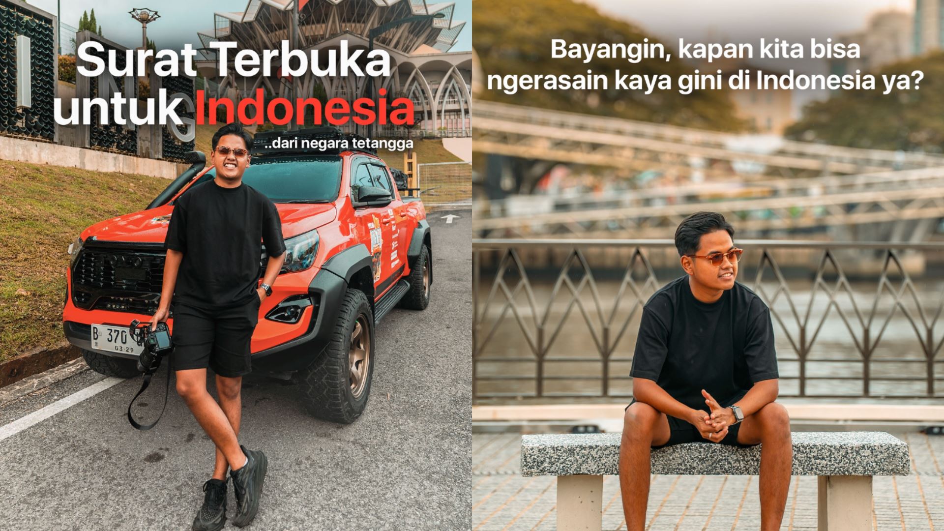 selebgram indonesia puji malaysia, terfikir mungkinkah negara mereka bisa seperti ini?