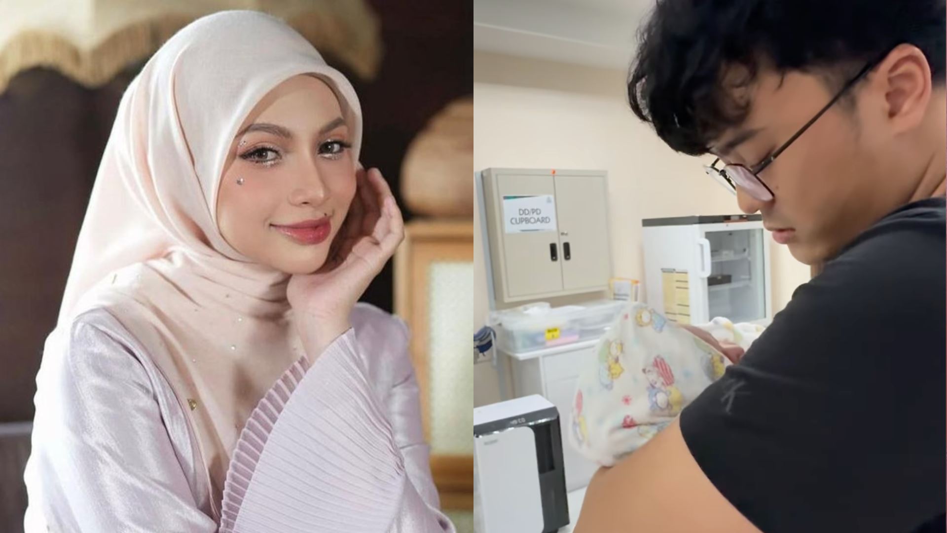 syasya rizal selamat lahirkan cahaya mata kedua