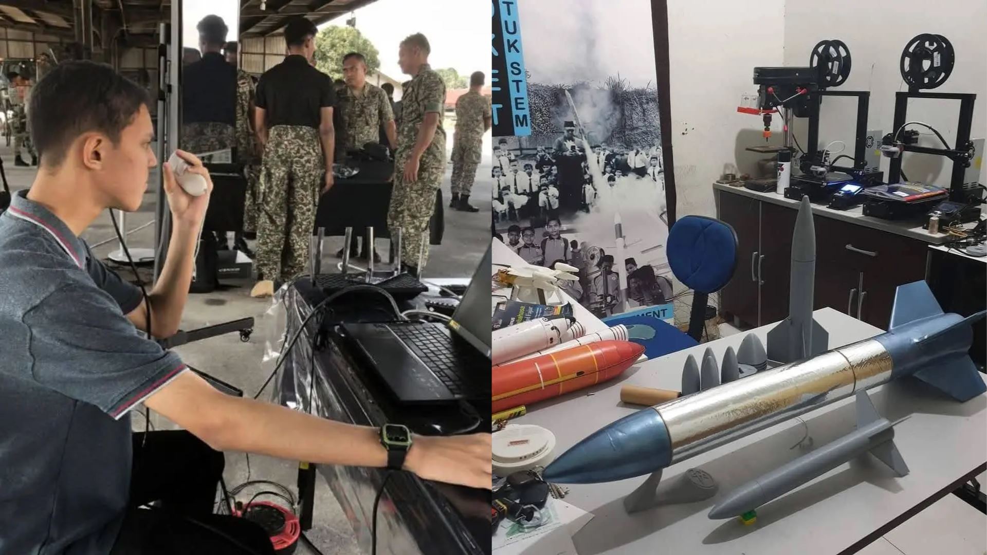 remaja 16 tahun di kedah bina software ketenteraan & teknologi roket, bukti bakat melayu hebat