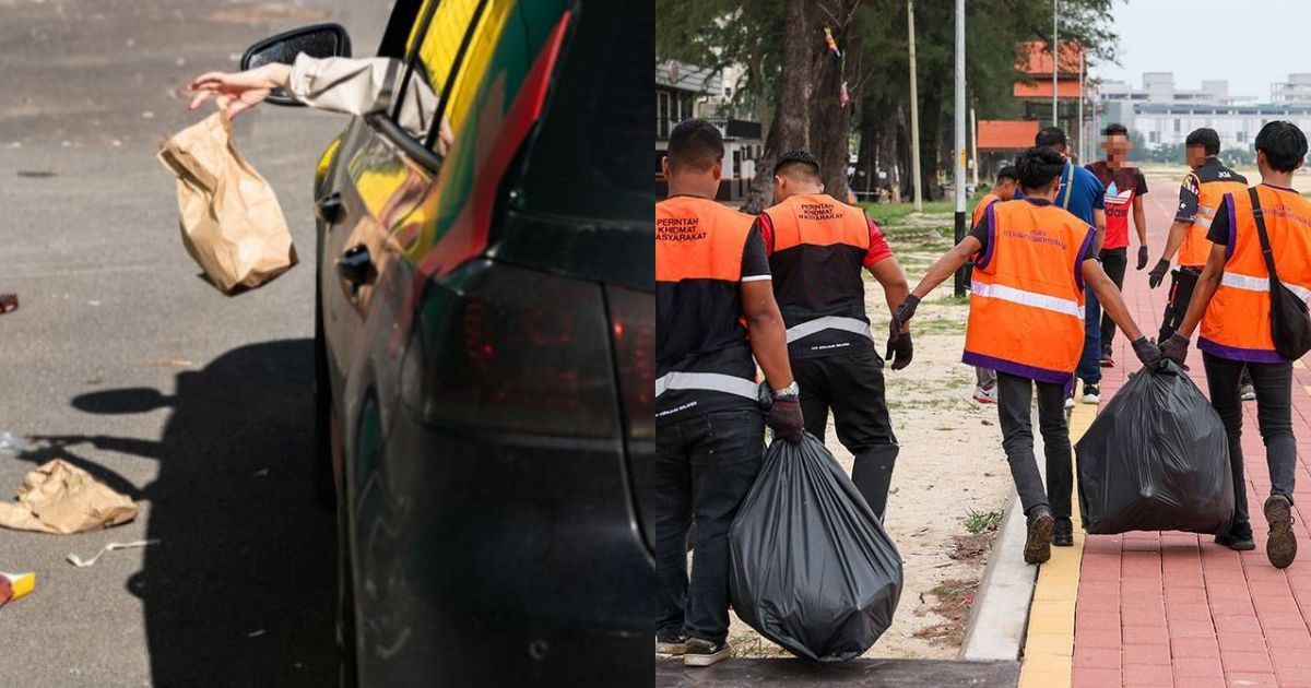 buang sampah sembarangan di tempat awam kini berisiko dikenakan hukuman khidmat masyarakat, kanak-kanak tidak terkecuali