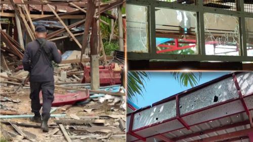 kampung sunyi di sempadan, jejak pertempuran thailand-kemboja