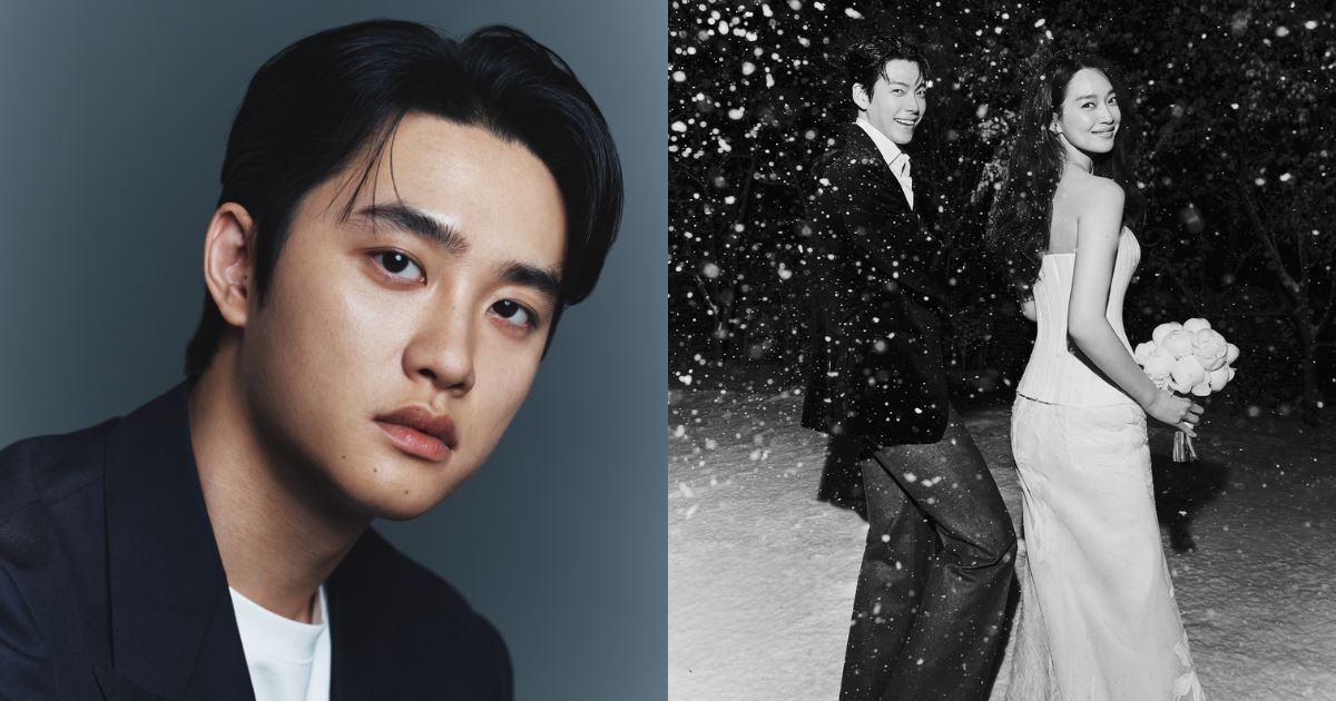 sahabat sejati! d.o. tetap hadir ke wedding kim woo bin selama 15 minit sebelum kembali ke mma untuk lakukan persembahan bersama exo
