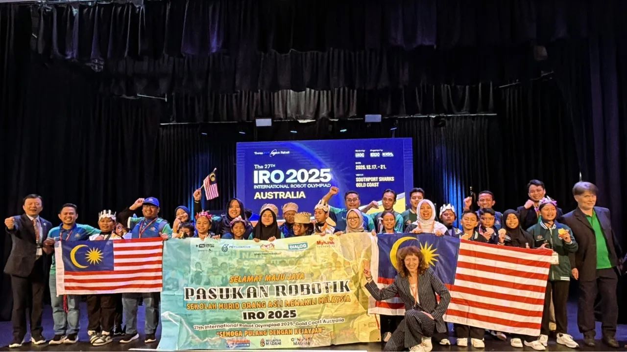 malaysia bangga! pelajar sk komuniti orang asli raih emas di olimpíad robot antarabangsa