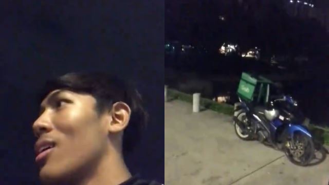 malaysian student chooses midnight food delivery shifts to support family and studies