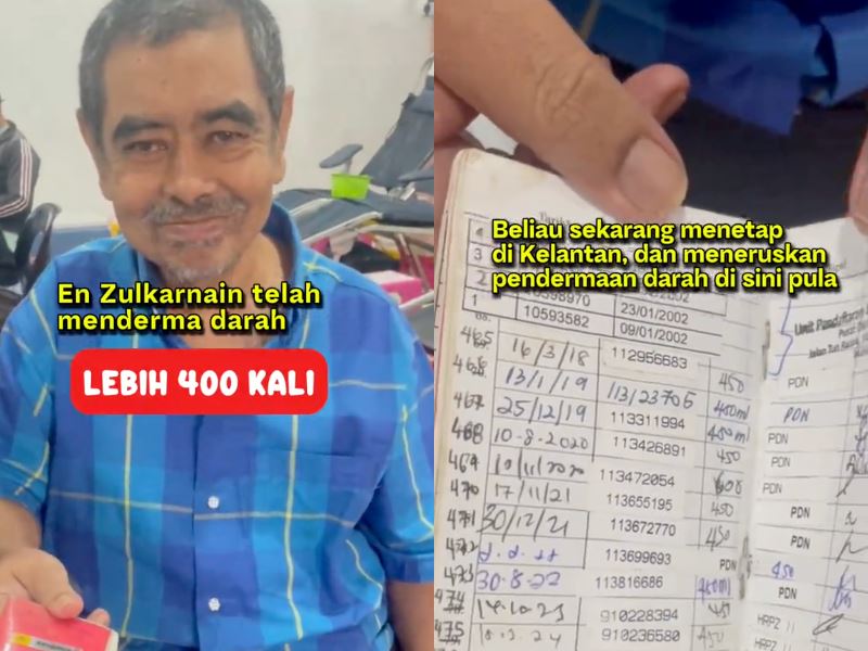 “he saved so many lives!” kelantan man earns praise for donating blood 477 times since 1988