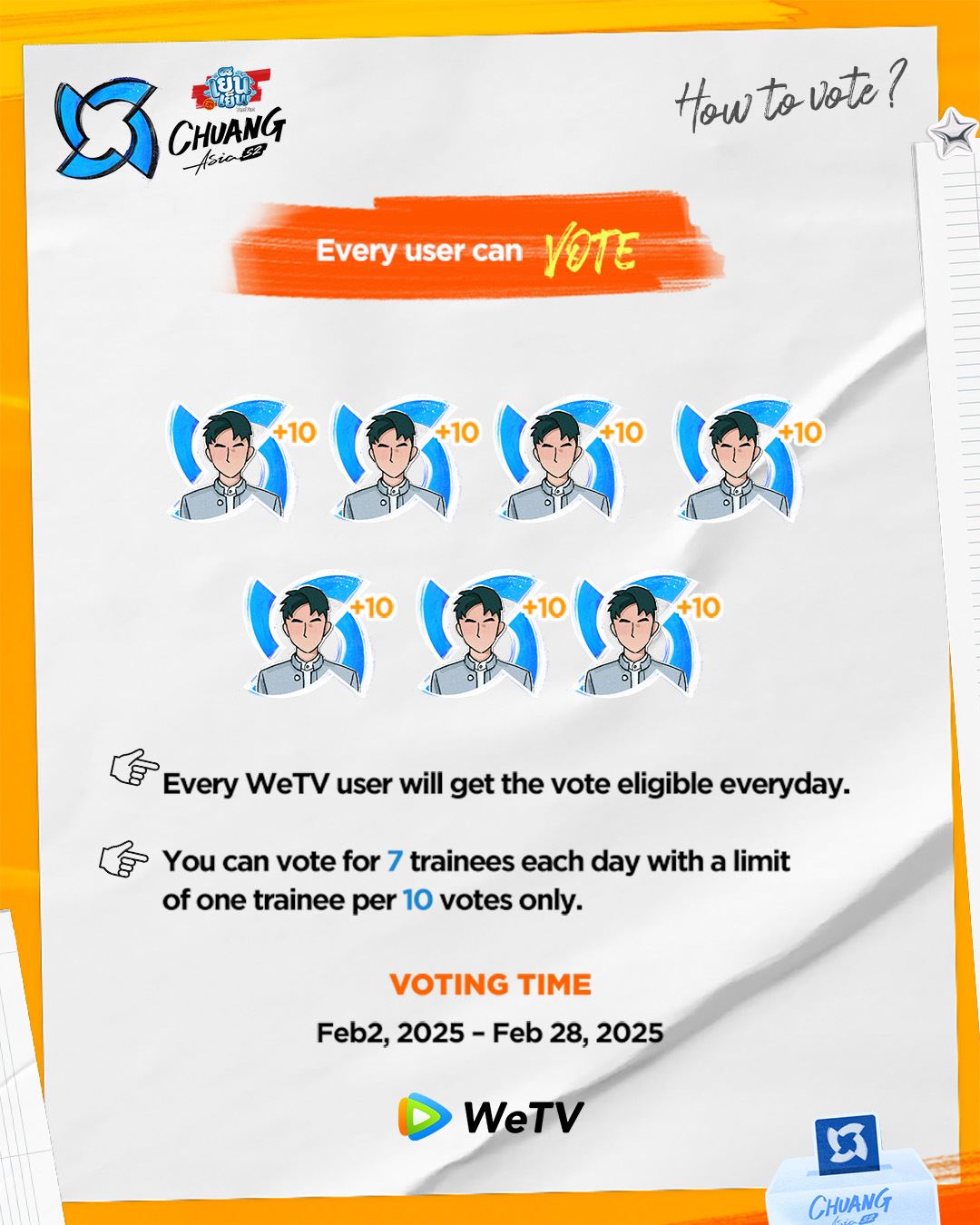📺《创造营亚洲2》投票方式❗投票于2月28日截止⚠️