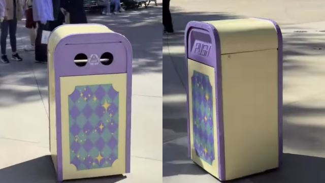 talking trash bin at hong kong disneyland stuns netizens