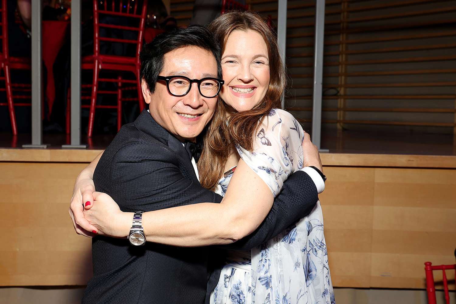 ke huy quan admits he had a childhood crush on drew barrymore—and she felt the same!