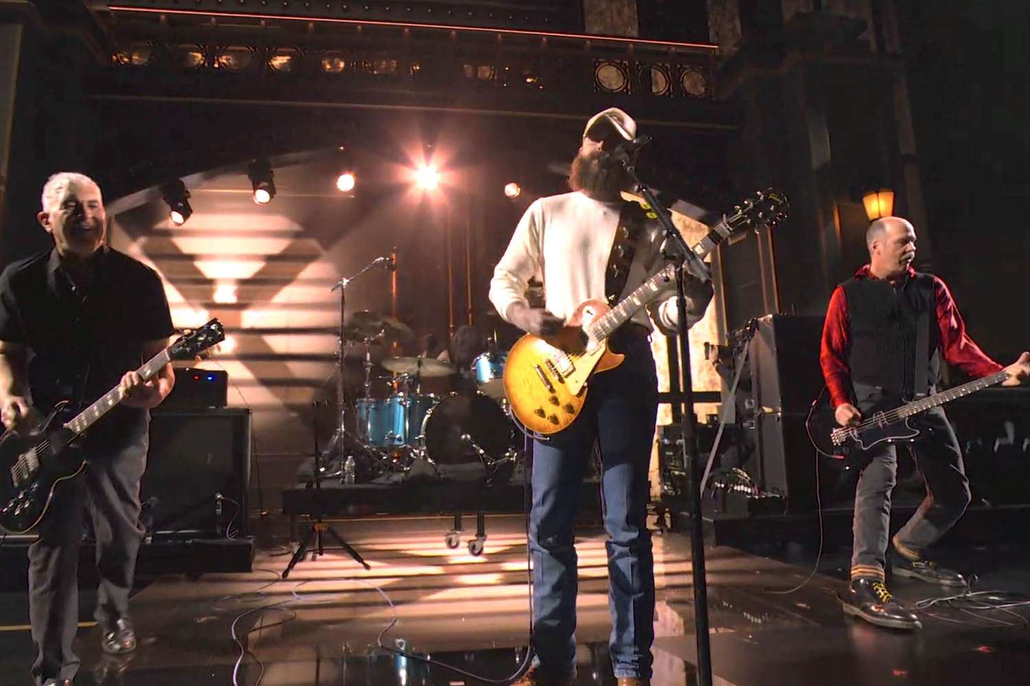 post malone takes the stage with nirvana for unforgettable snl50 moment