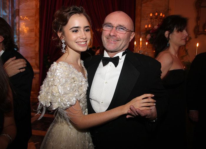lily collins’ newborn daughter gets a heartwarming introduction to grandpa phil collins’ songs