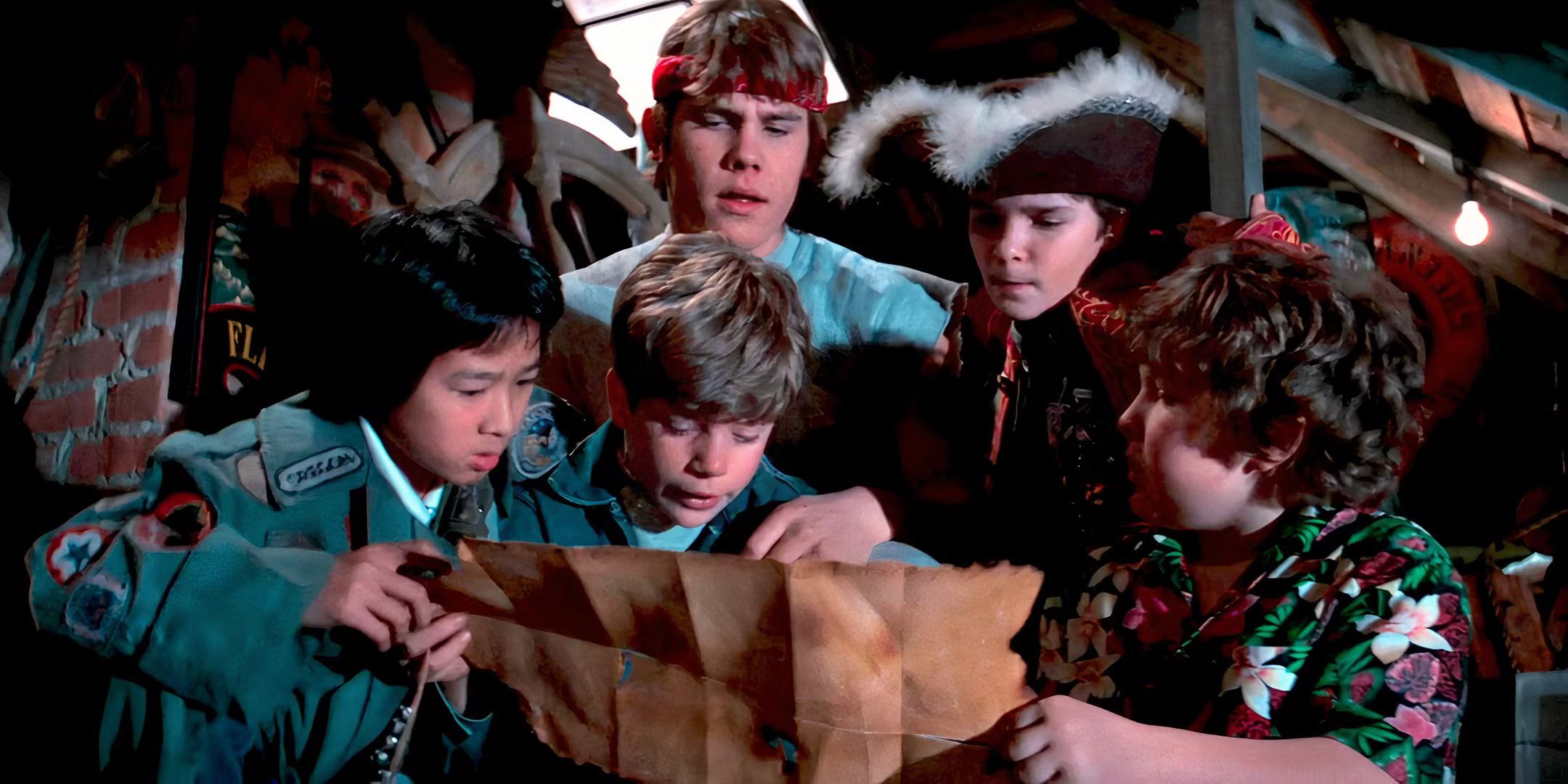 the goonies 2 officially in development with steven spielberg, chris columbus producing