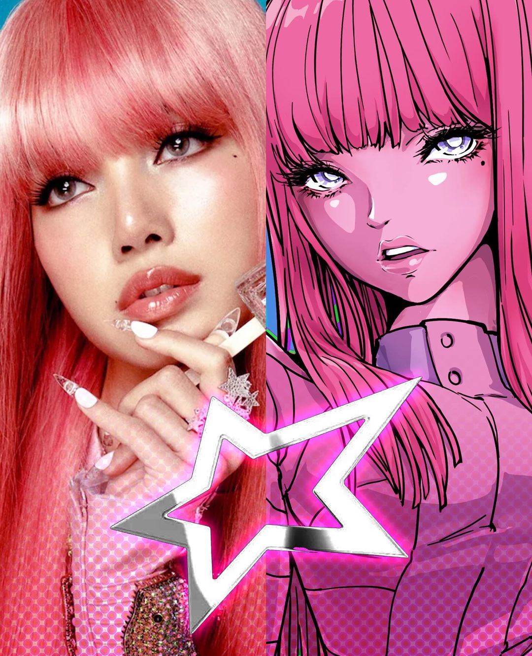 lisa推出个人漫画❗创造五个分身角色🌟