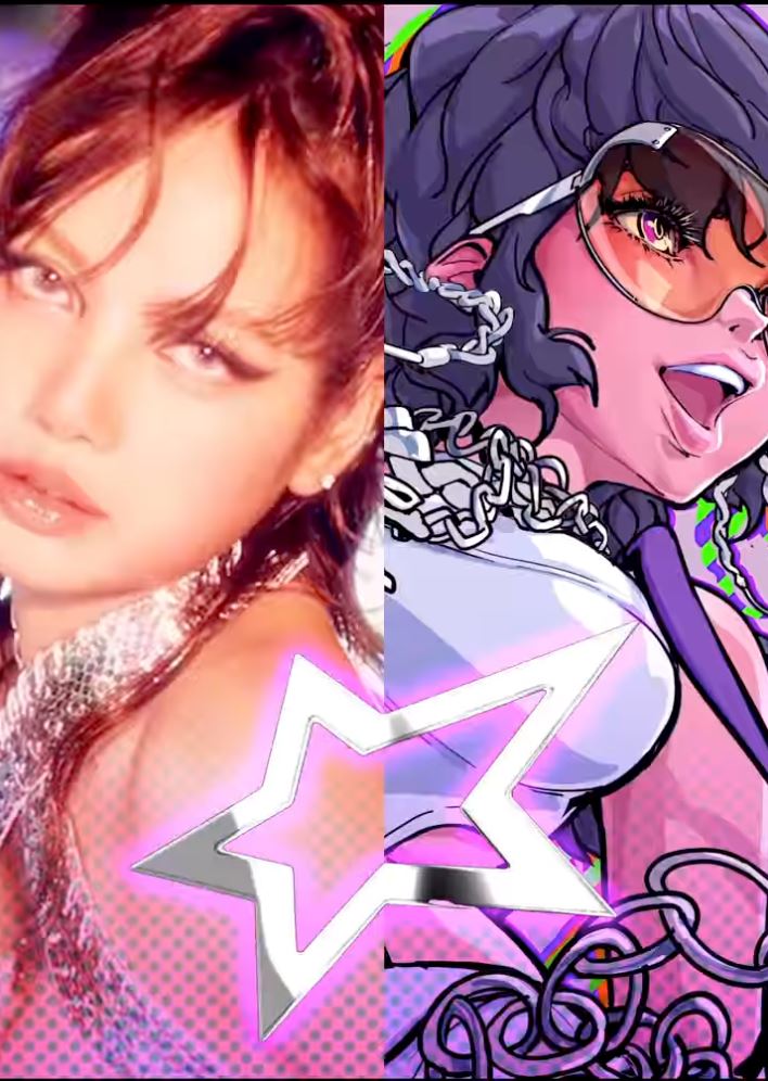 lisa推出个人漫画❗创造五个分身角色🌟