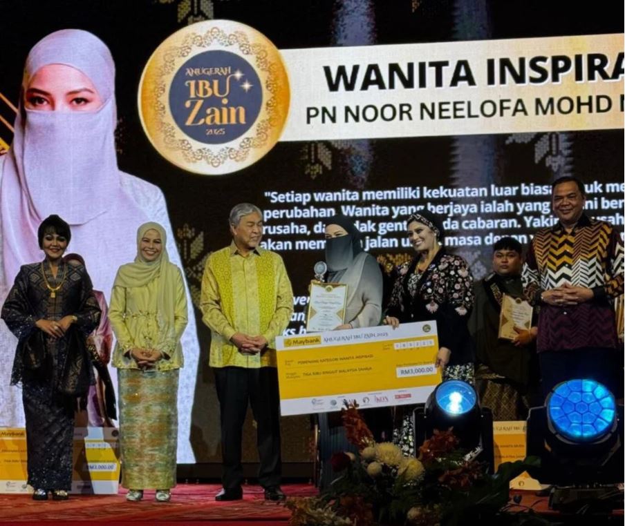 anugerah ibu zain 2025 ‘angkat’ neelofa sebagai wanita inspirasi