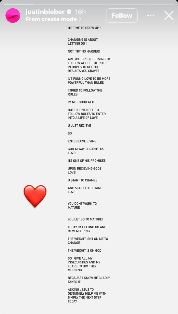 it’s time to grow up: justin bieber opens up about maturity and faith