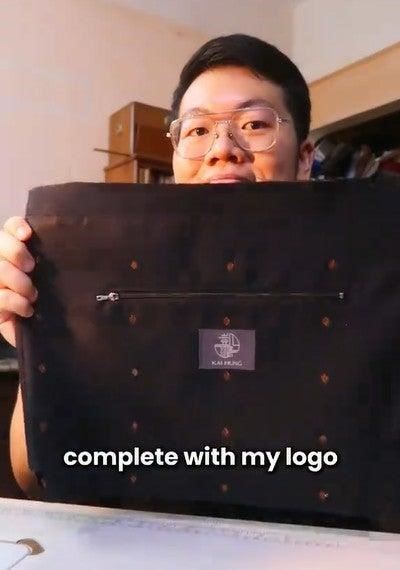 young penang designer creates custom bag not knowing it was for prime minister anwar ibrahim