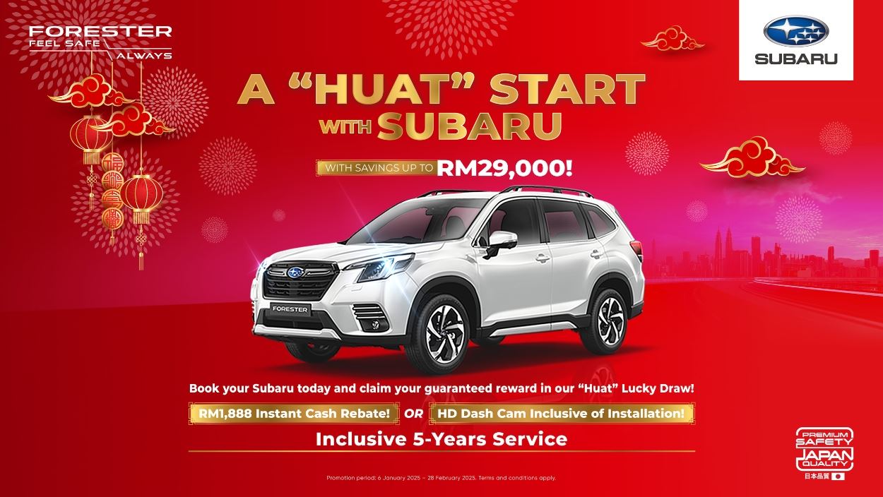 Subaru Forester Chinese New Year promotional sale