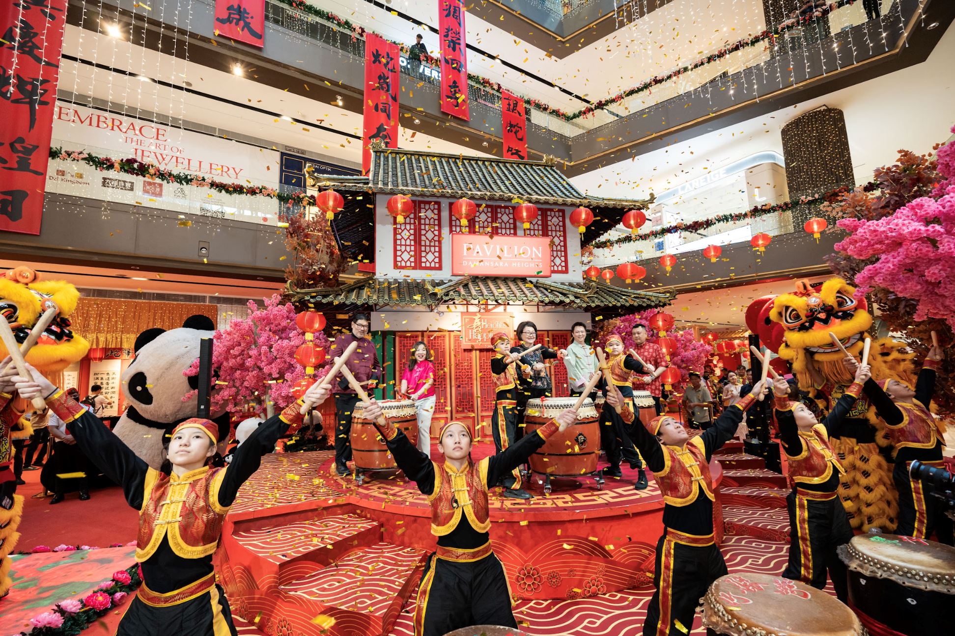 pavilion damansara heights展出中国文化特色迎新春!