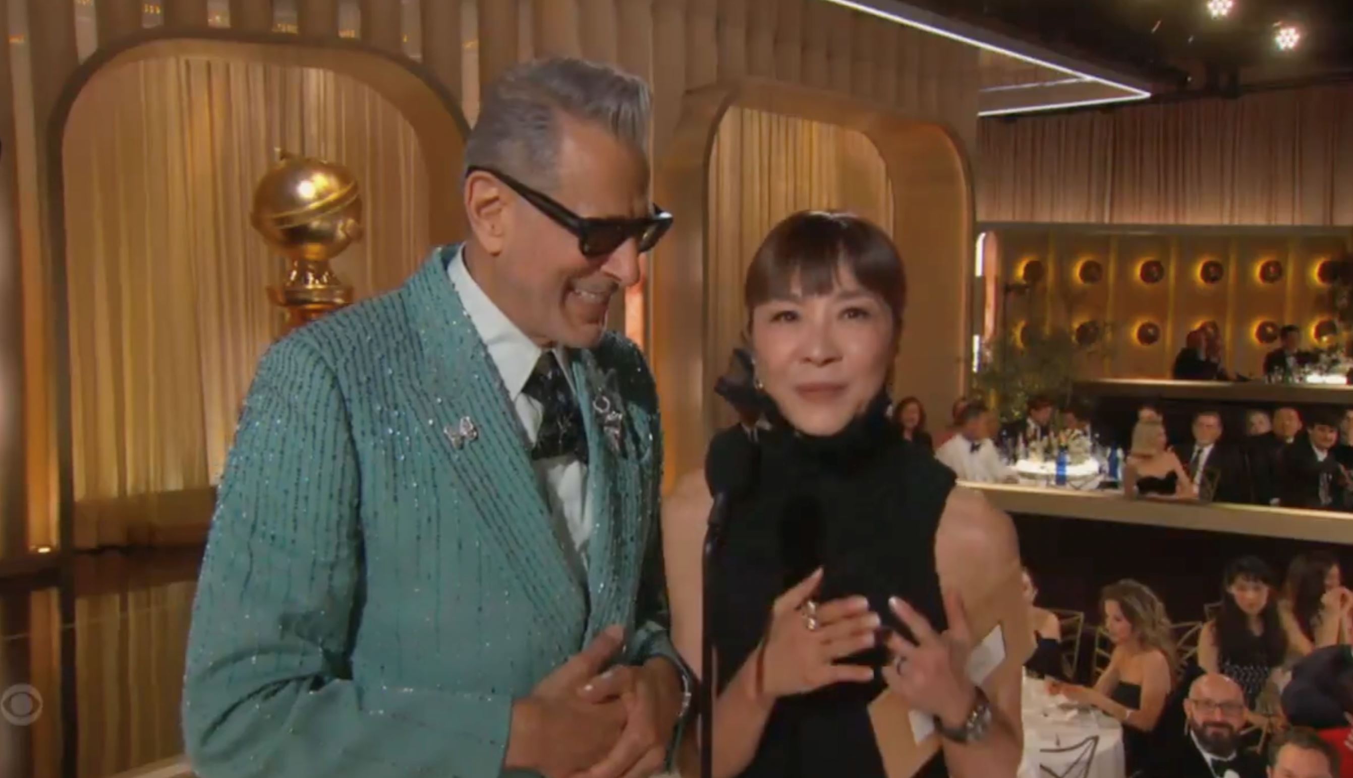 michelle yeoh’s adorable confusion over gen z slang steals the show at the golden globes, “i’m serving mother?”