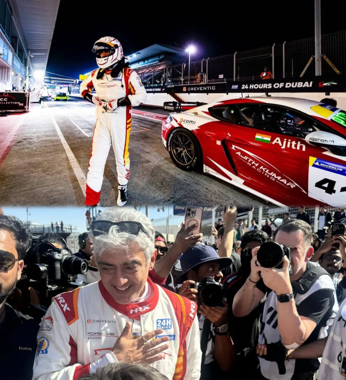 ajith kumar shines at dubai 24h 2025 with remarkable wins
