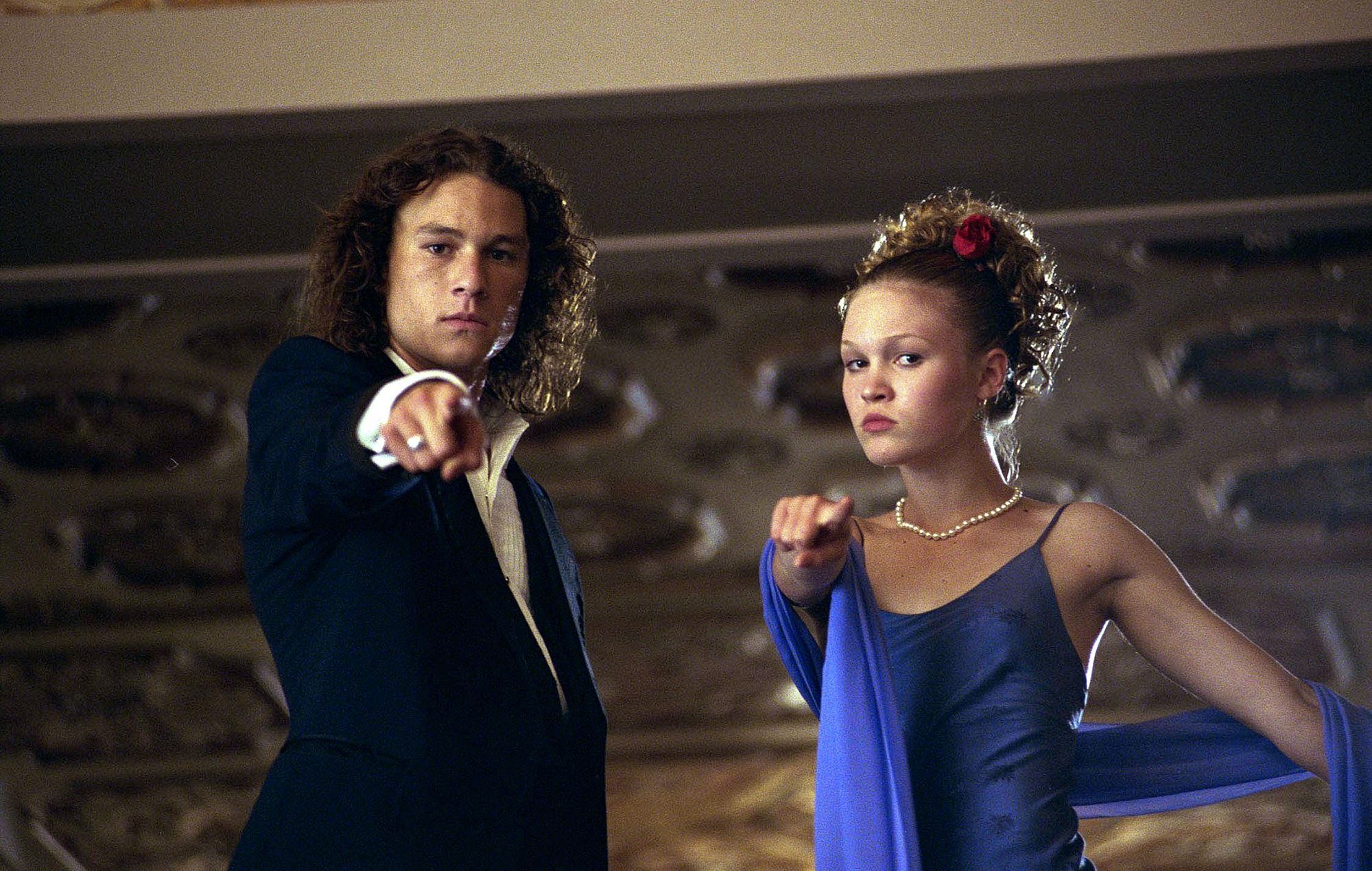 julia stiles shares fond memories of heath ledger while filming 10 things i hate about you