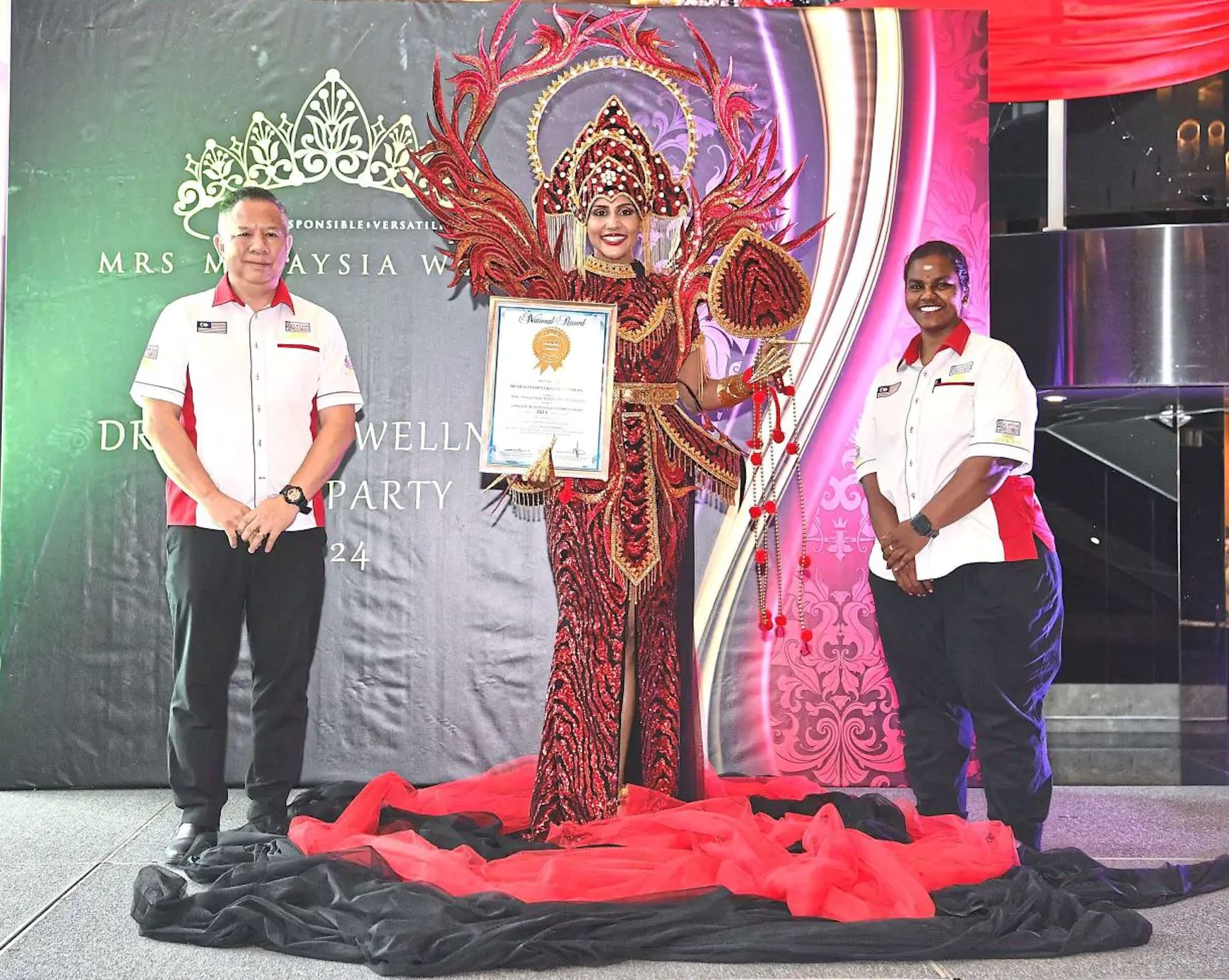 dr. shalini devi set to dazzle the mrs. world 2024 stage with malaysia's cultural grandeur