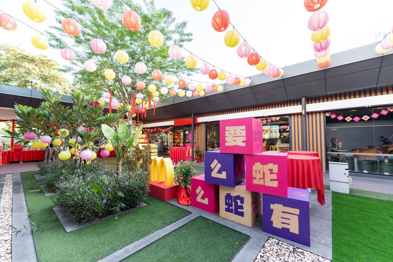 大马麦当劳新春装饰