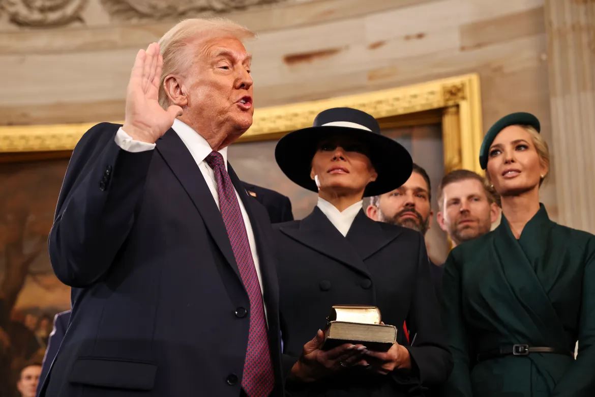 Donald Trump Sworn In as 47th President For Second Term, Promises a ...