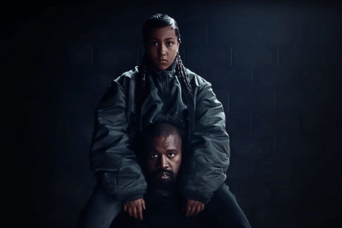 kanye west returns to instagram and shares updates on daughter north west's album