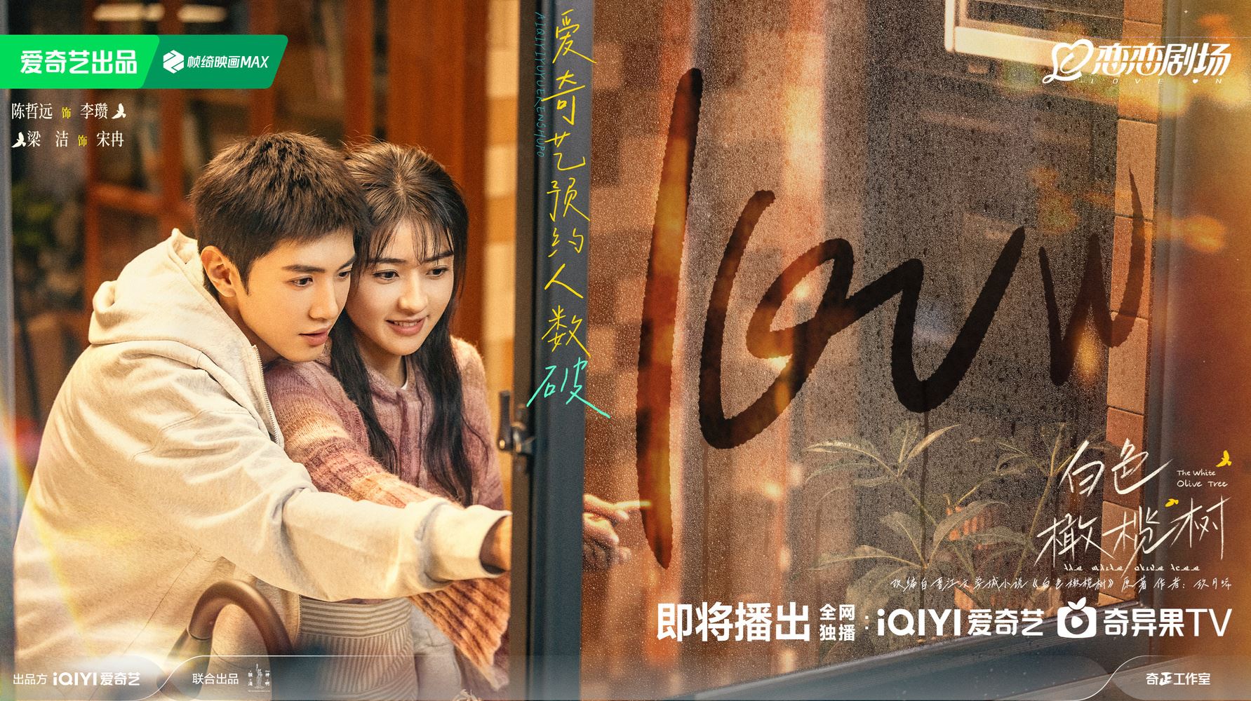 【预告片】📺《白色橄榄树》定档2月1日❗陈哲远、梁洁战地相爱❤️🩹