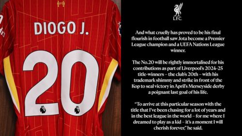 selamanya nombor 20, liverpool f.c. abadikan diogo jota