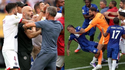 insiden panas luis enrique dan joao pedro selepas wisel penamat, cengkaman fizikal enrique mendapat kecaman!