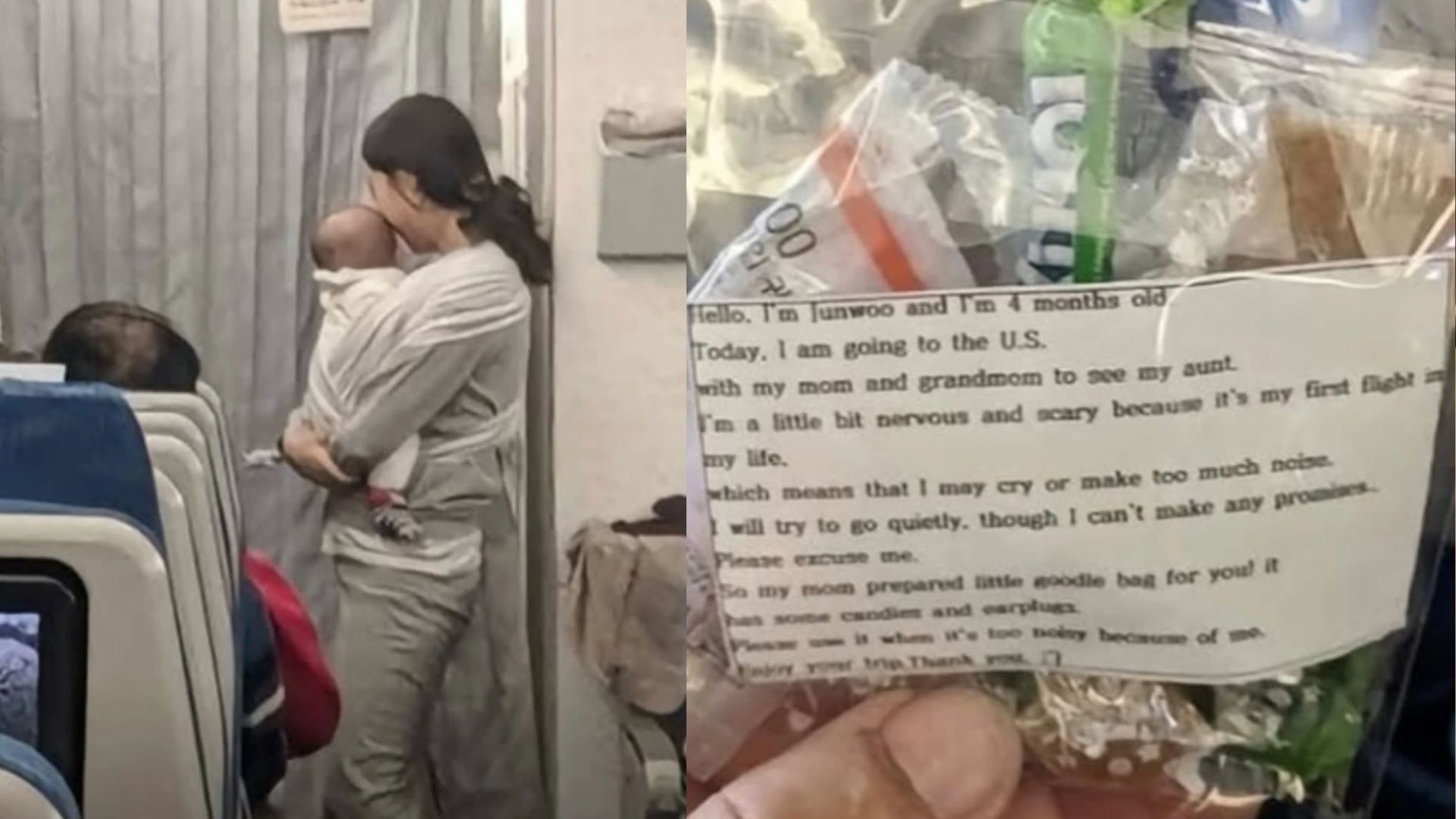 takut bayi menangis dalam pesawat, ibu ini sediakan 200 goodie bag buat penumpang lain