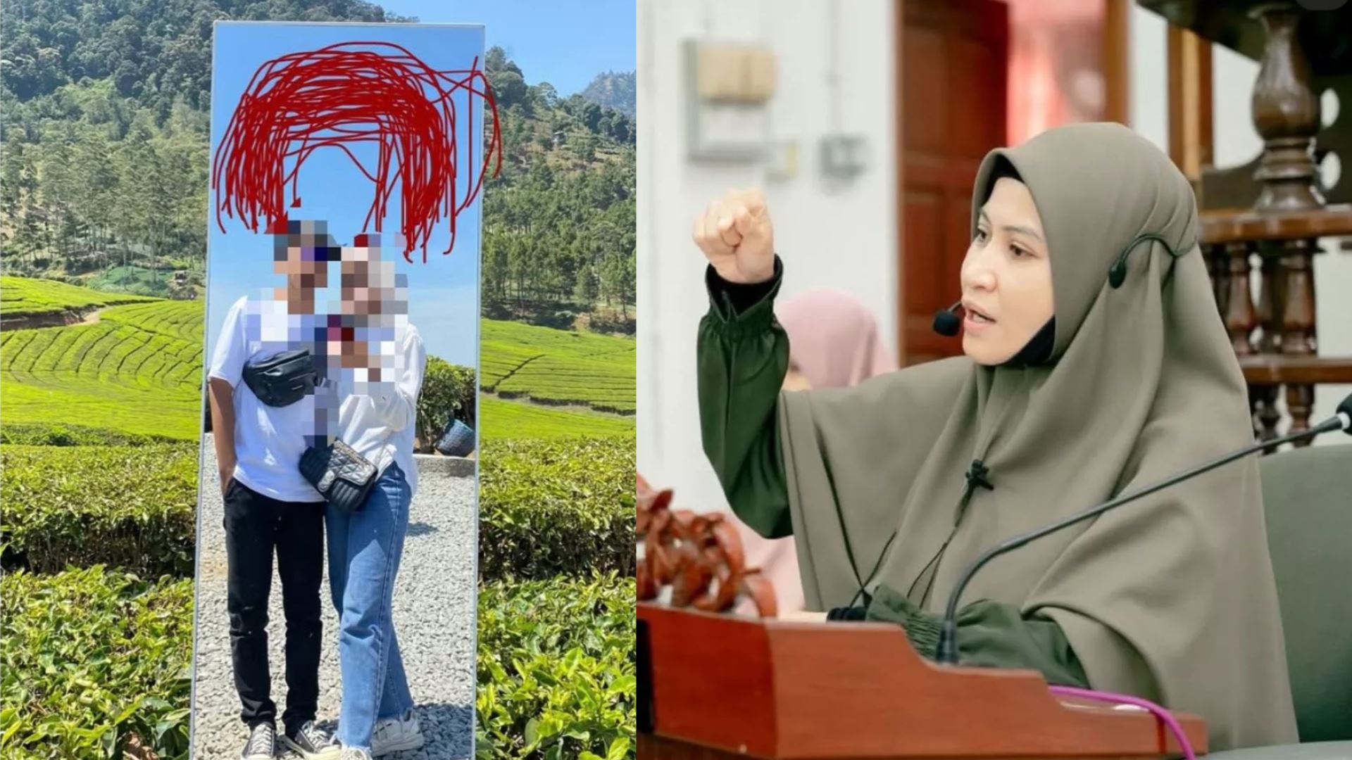 “trend s-line undang kemurkaan allah, maruah tergadai demi hiburan…”  – ustazah asma’ harun