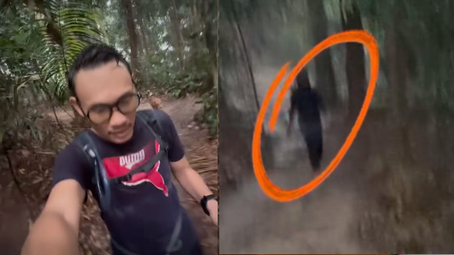 kelibat misteri ‘pendekar’ dirakam di bukit jugra, netizen dakwa kawasan memang ‘keras’