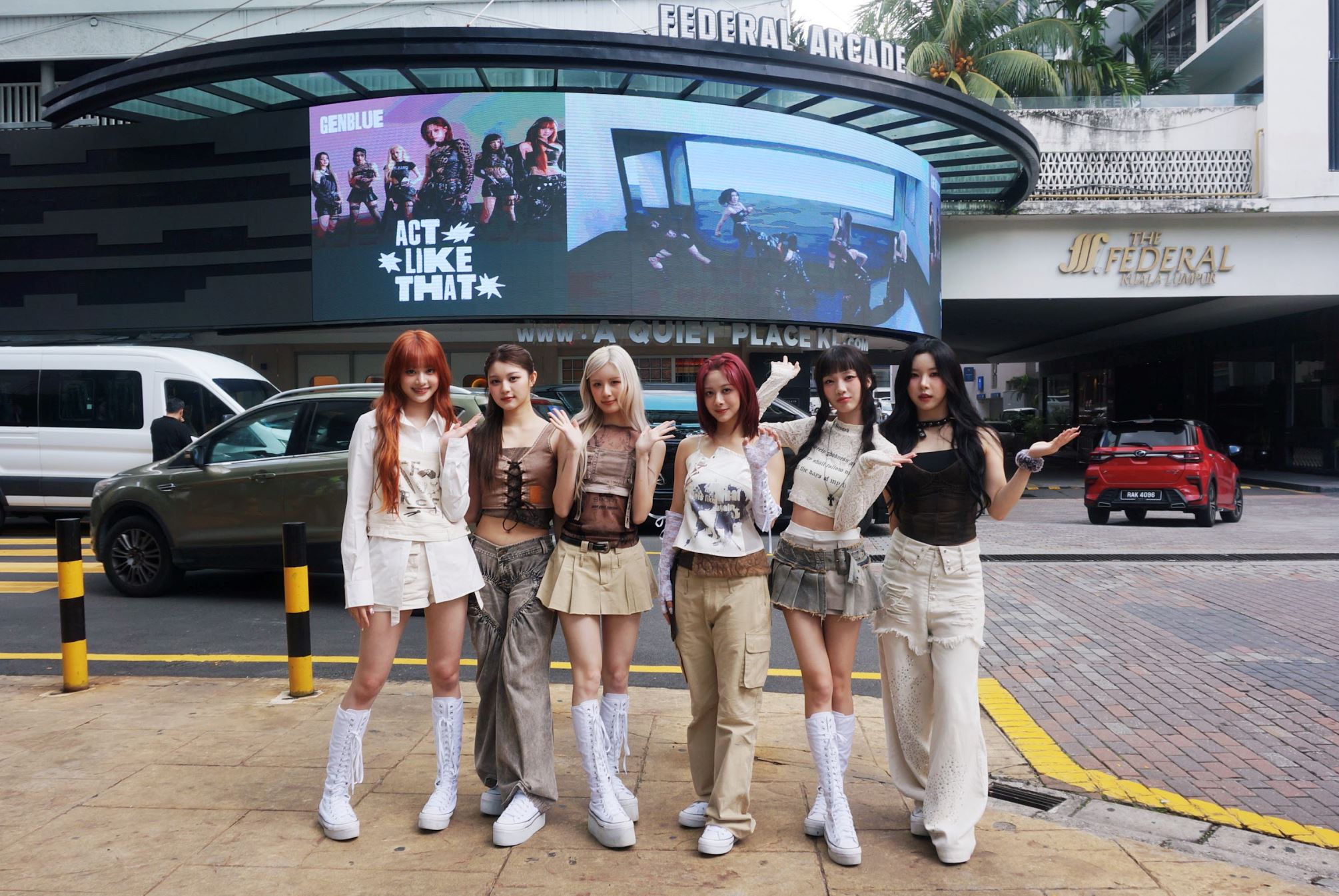 taiwan’s k-pop group genblue wraps up 15-day asia promo tour, tries batik painting and roti canai in kl