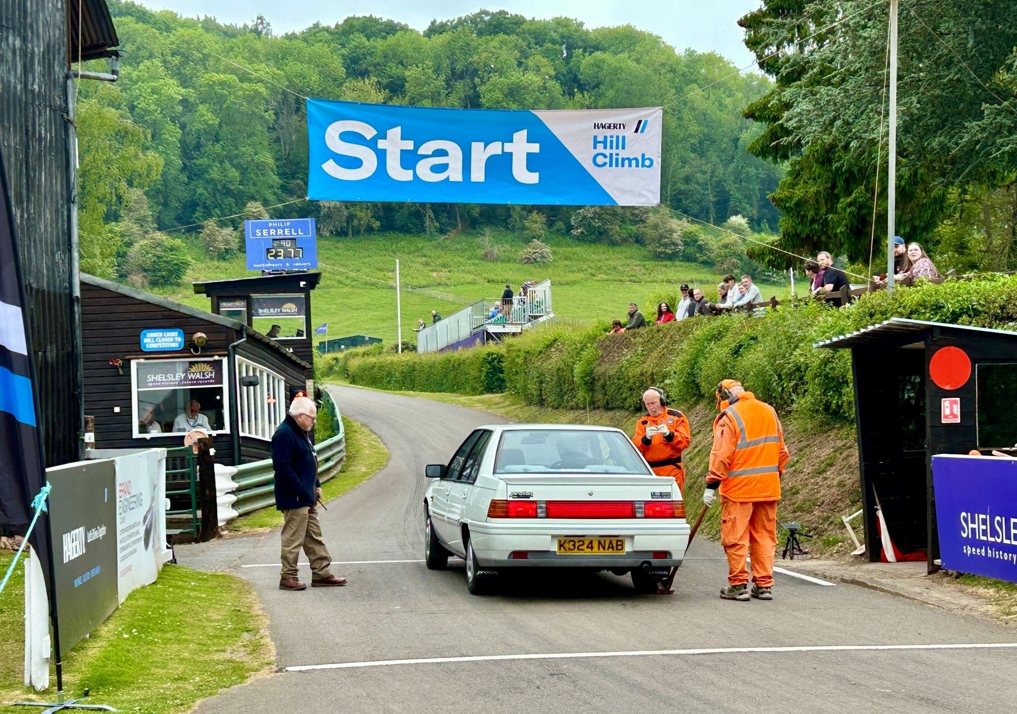 uk man drives classic proton saga up iconic english hillclimb, winning malaysian hearts!