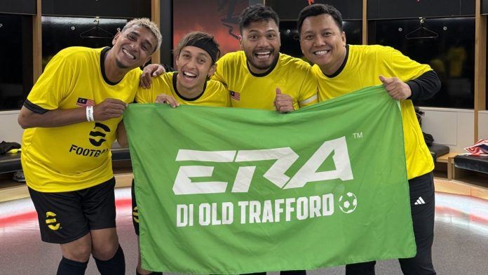 era menjadi stesen radio malaysia pertama siarkan secara langsung dari stadium old trafford