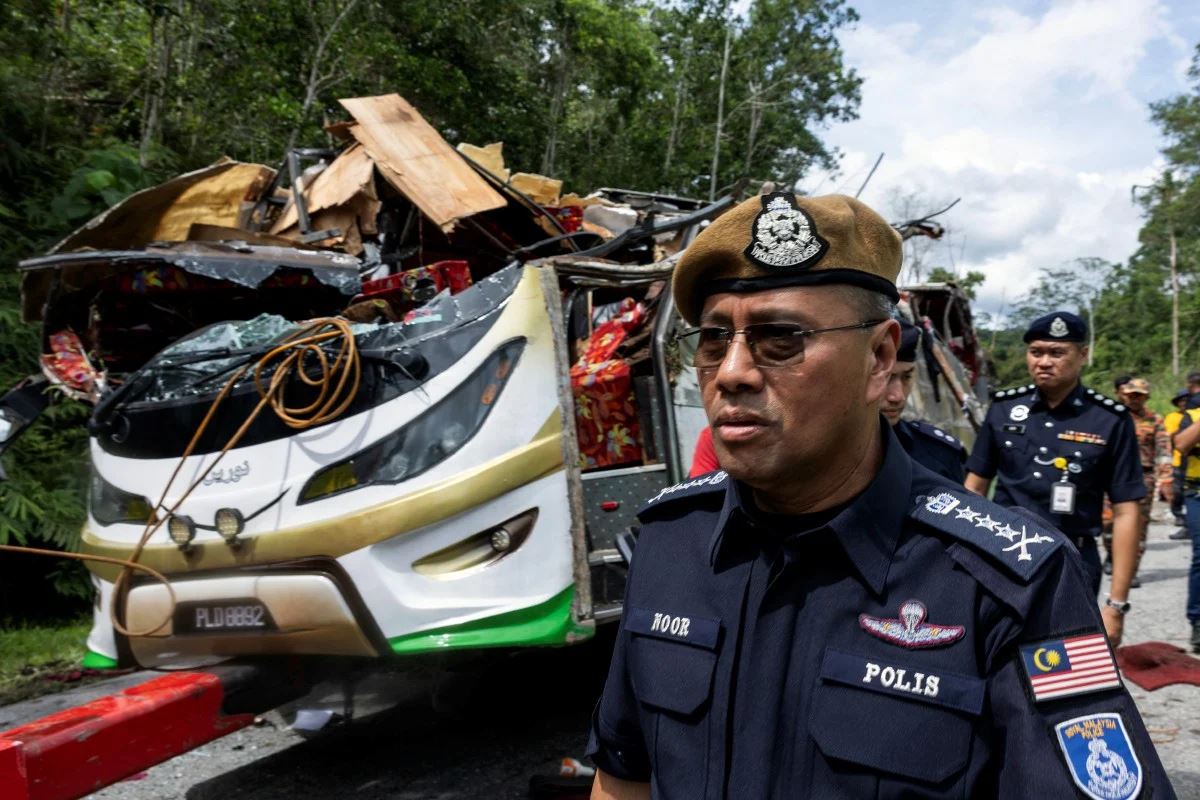 pemandu bas akan direman selepas selesai rawatan hospital  - ketua polis perak