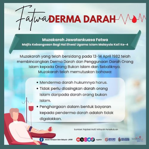 fatwa derma darah menurut islam 
