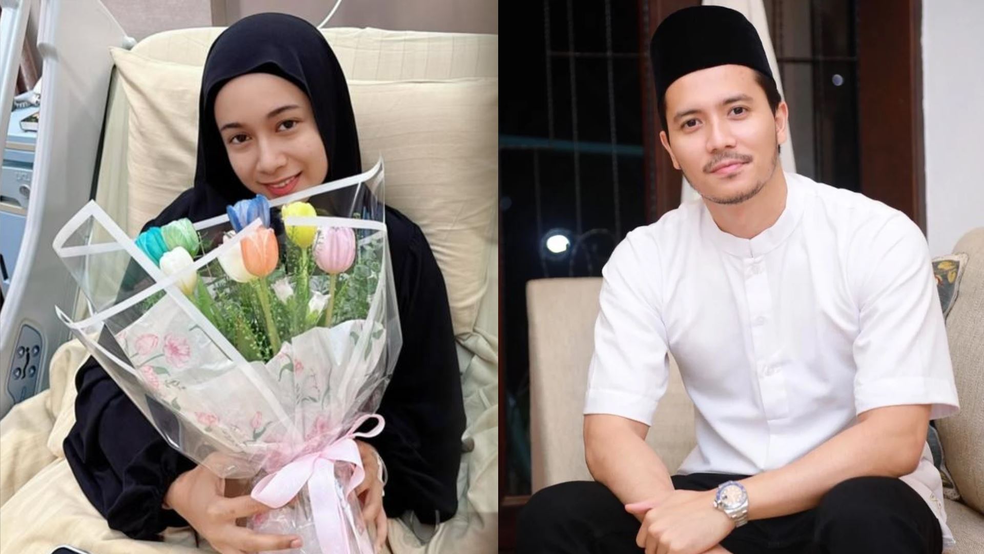 kesihatan amira othman kurang baik, fattah amin doakan cepat sembuh