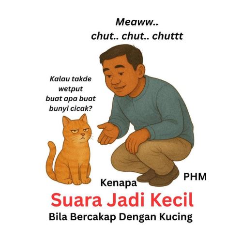 “chut chut chuttt” kenapa suara kita jadi lembut bila bercakap dengan kucing?