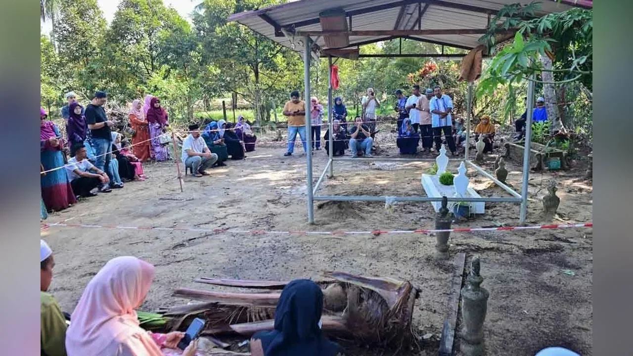 keluarga allahyarham nurly kesal tanah kubur diambil pihak tidak bertanggungjawab, seru pelaku bertaubat segera