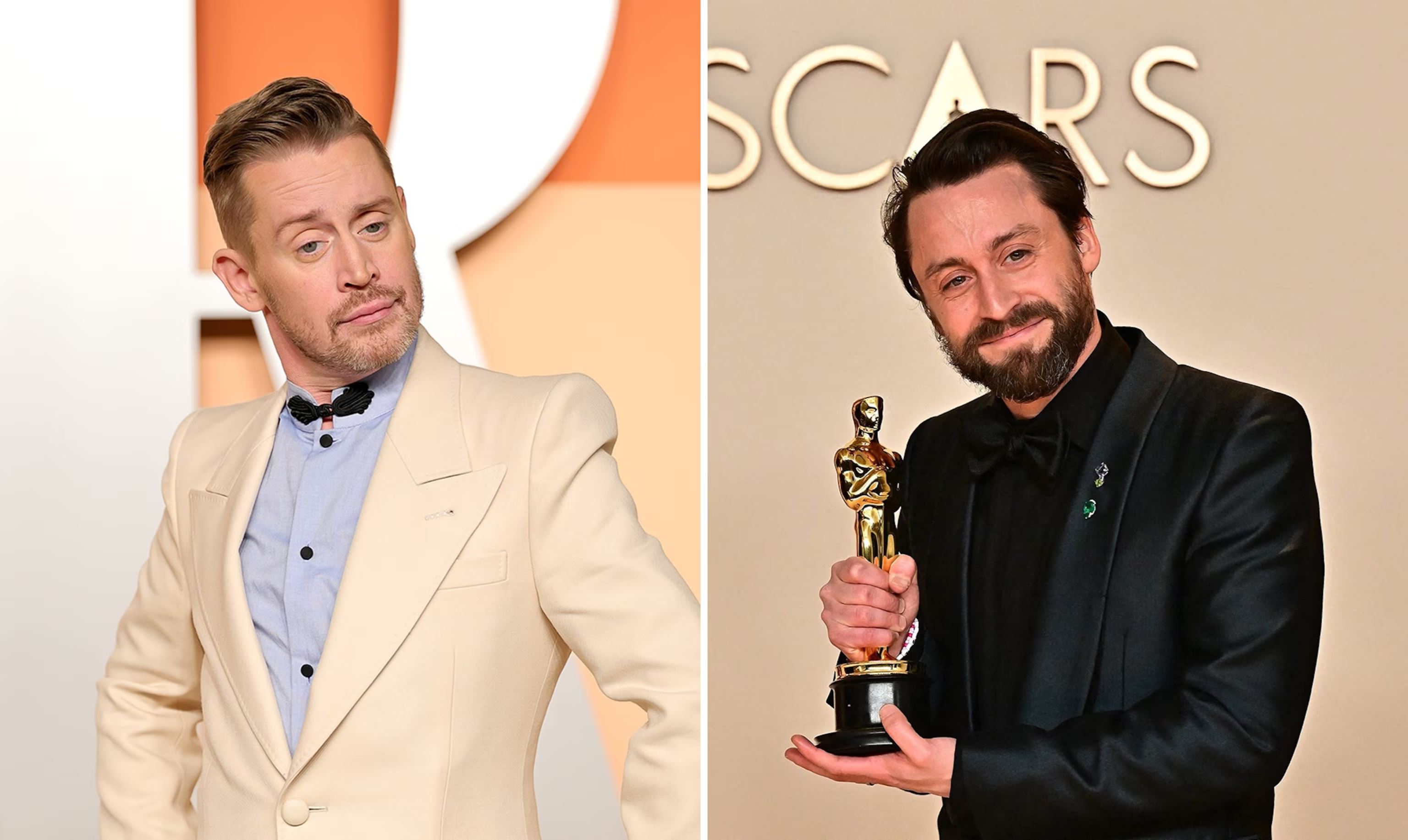 macaulay culkin gets emotional over brother kieran’s oscar victory
