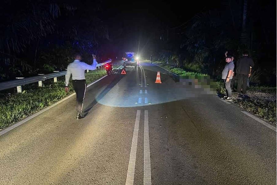 anggota polis maut apabila motosikal ditunggangi bertembung sebuah lori ketika balik kerja
