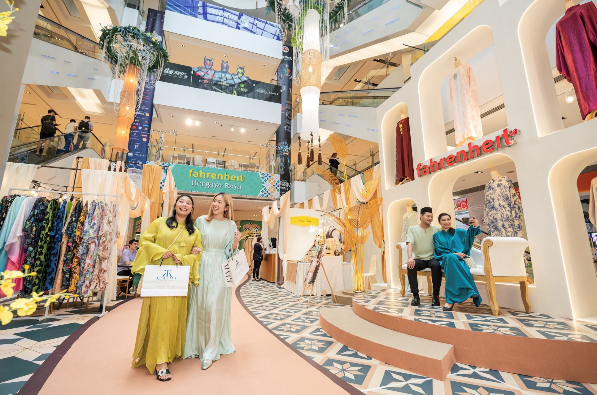 bergaya raya at fahrenheit88: your ultimate festive fashion destination!