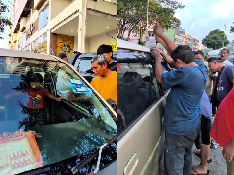 m'sians praise foreign worker’s quick thinking in saving child locked in car in sentul